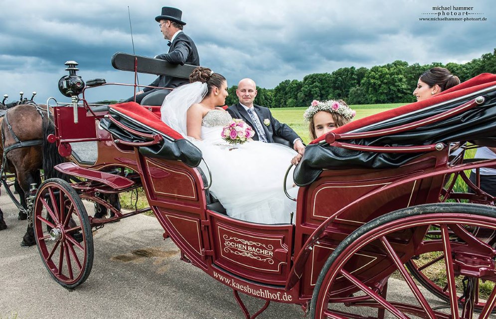 Michael Hammer Photoart, Jochen Bacher - Hochzeitskutschen wie im Märchen