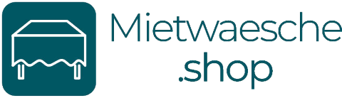 Mietwaesche.shop - Hussen, Tischdecken & mehr, Brautstrauß · Deko · Hussen Heilbronn, Logo