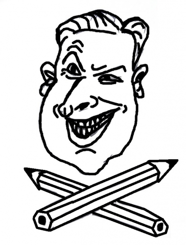 Karikaturist & Schnellzeichner Tristan, Showkünstler · Kinder Kernen, Logo