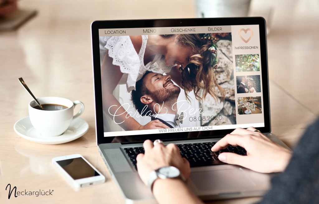Wedding Website von Neckarglück