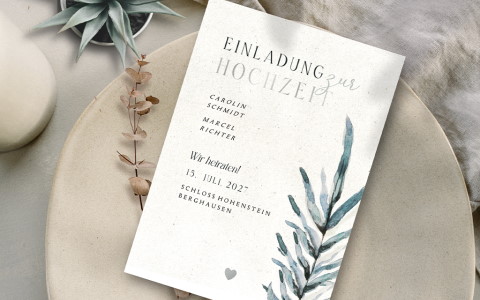 Tipps und Ideen für die perfekte Einladungskarte zur Hochzeit Bild 1
